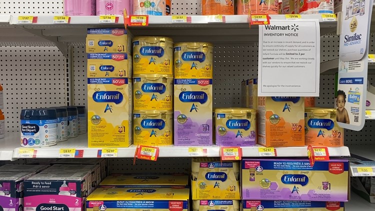 Can Maine parents bring baby formula back from Canada?