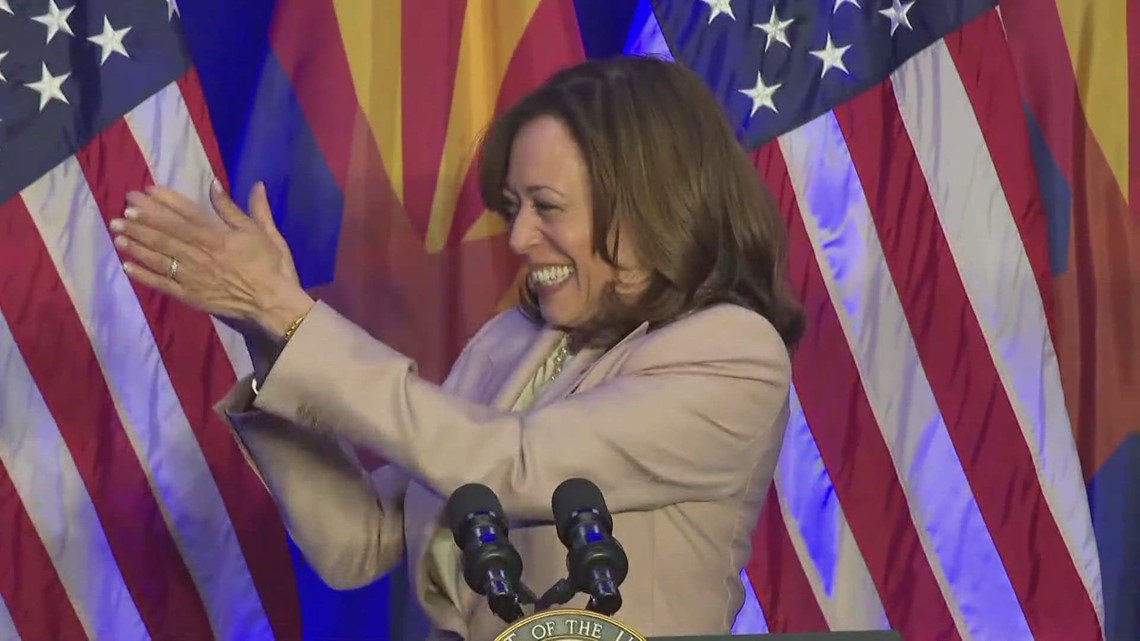 Vice President Harris visits Arizona after state revives 1864 abortion ...