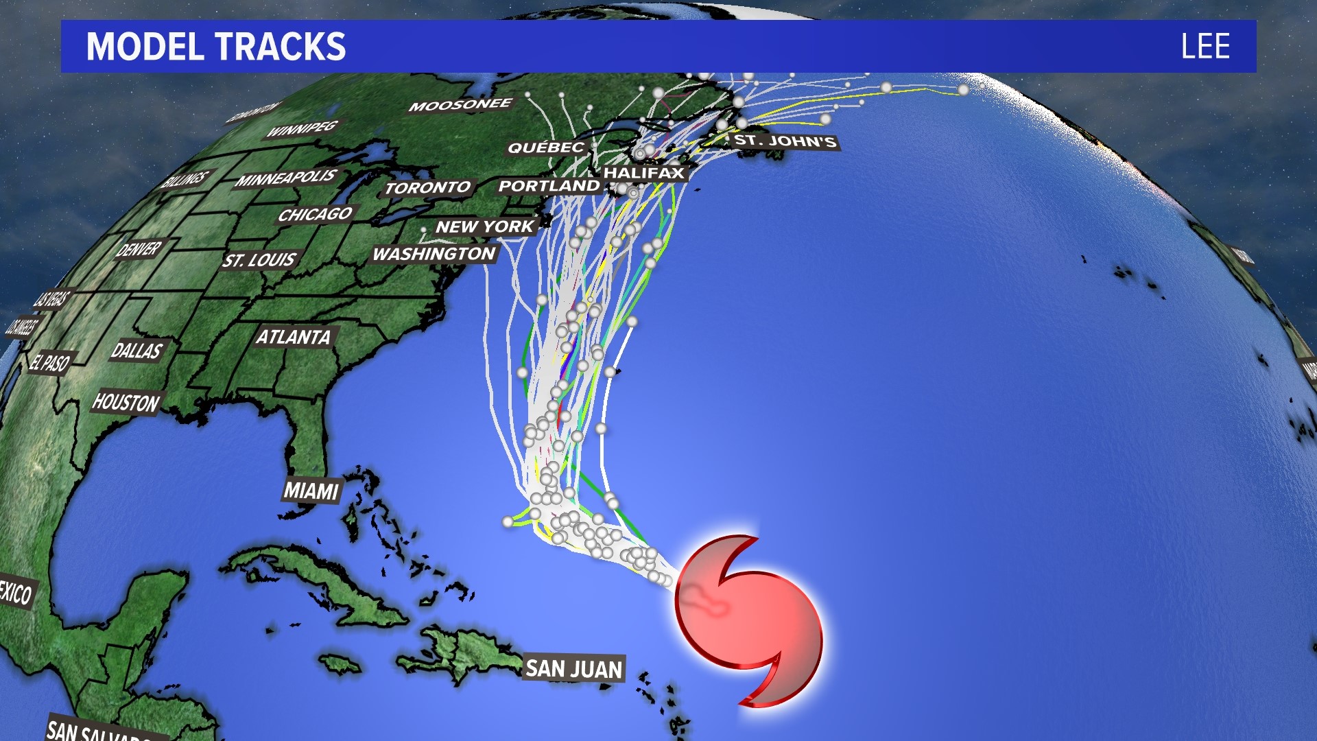 NEWS CENTER Maine meteorologist Jason Nappi tracks the latest developments as Hurricane Lee tracks close to the East Coast this week.