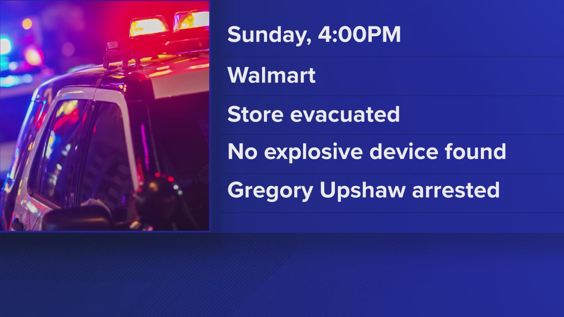 After searching for several hours, Presque Isle police and state troopers did not find an explosive device.