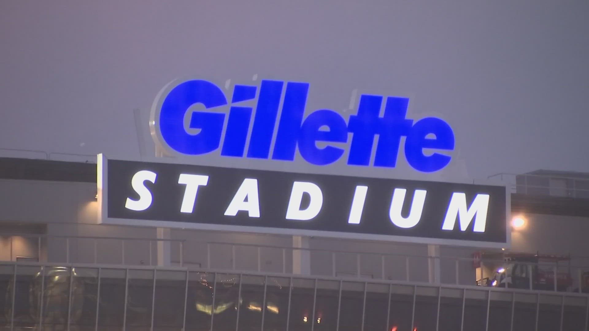 Police and personnel responded to the upper deck at Gillette Stadium shortly before 11 p.m. Sunday.