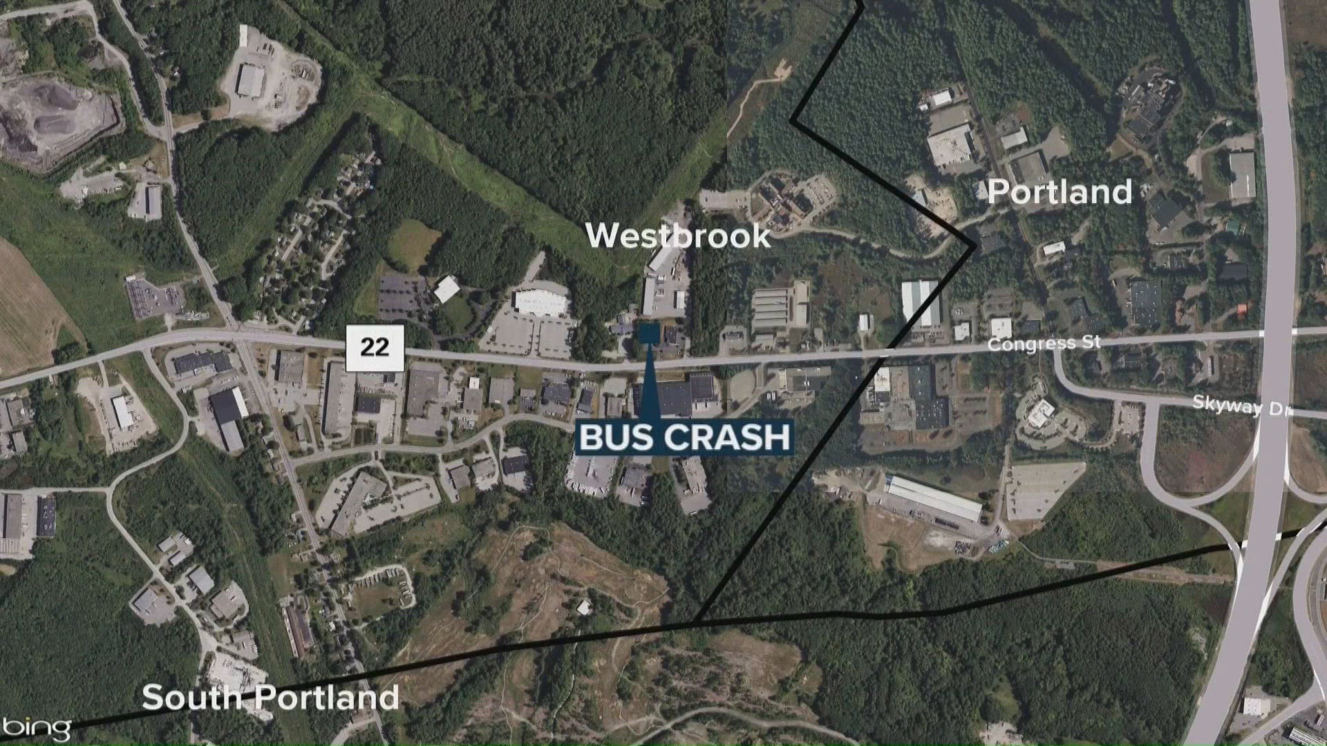 Bus Example Woman from Westbrook faces OUI charge after police say she crashed into ...