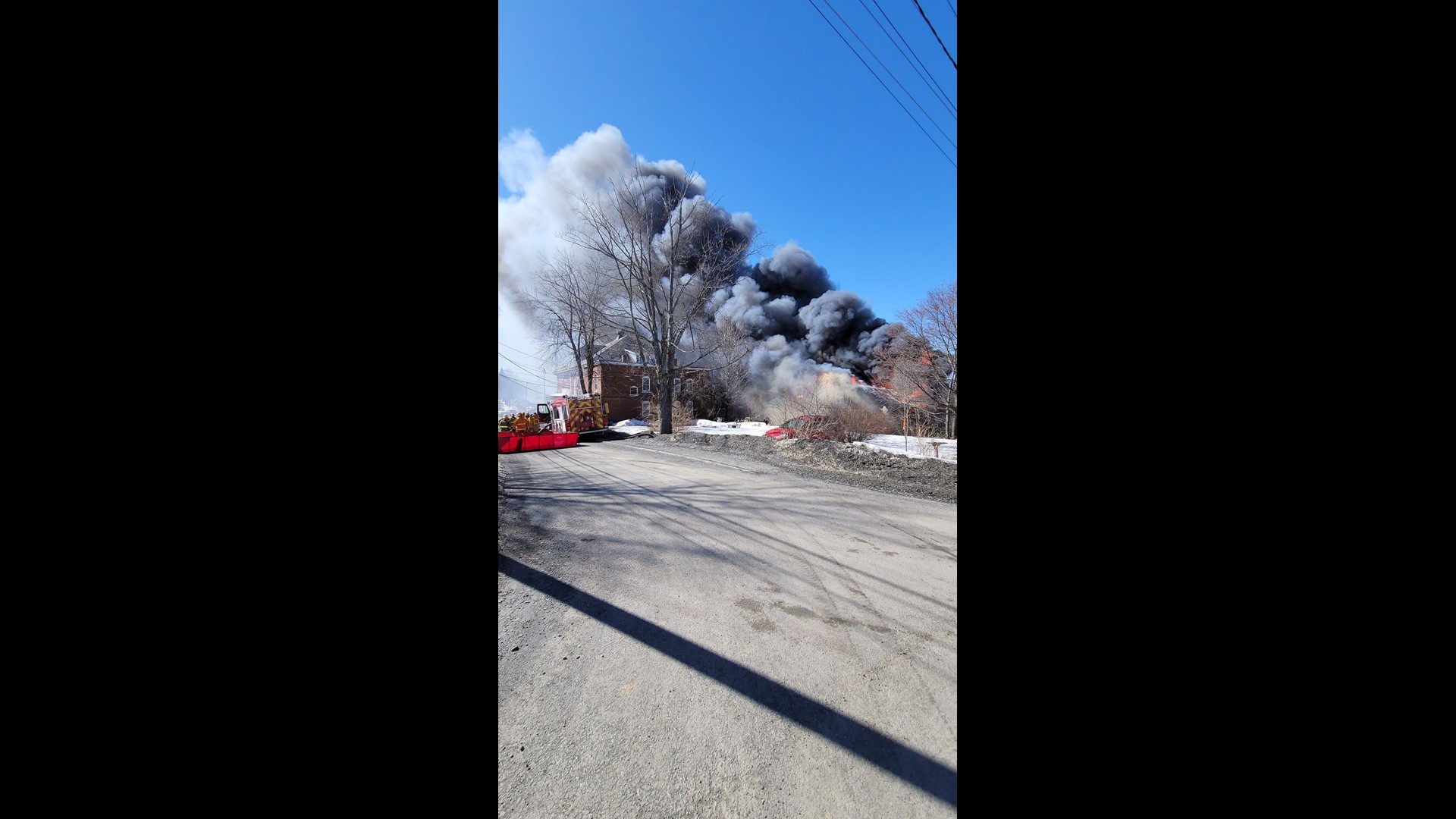 Downtown Houlton apartment building a total loss after fire