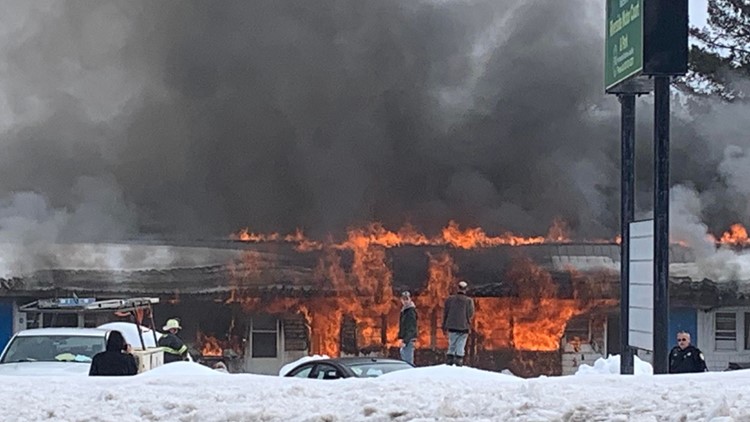 Fire strikes Riverside Motor Court in Caribou for second time in less than a year