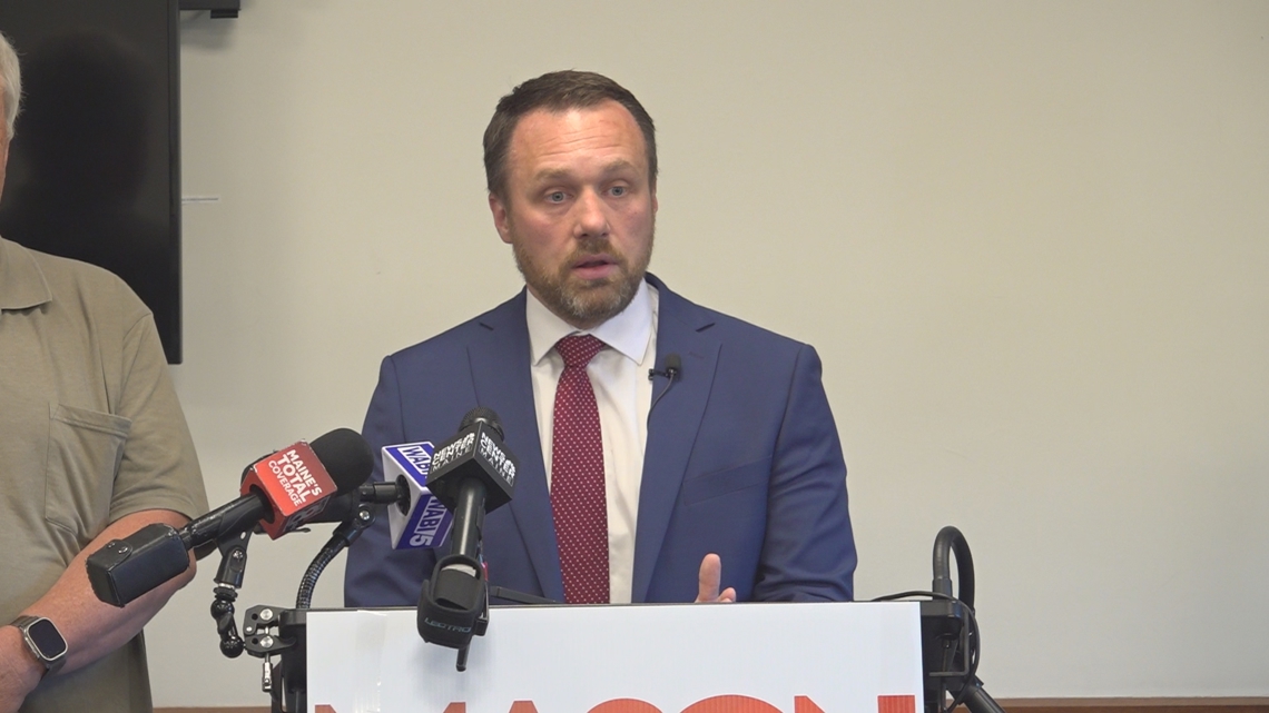 “He’s ready today:” Garrett Mason campaigns on his legislative past, saying it will lead to less taxes, spending, and government under his leadership