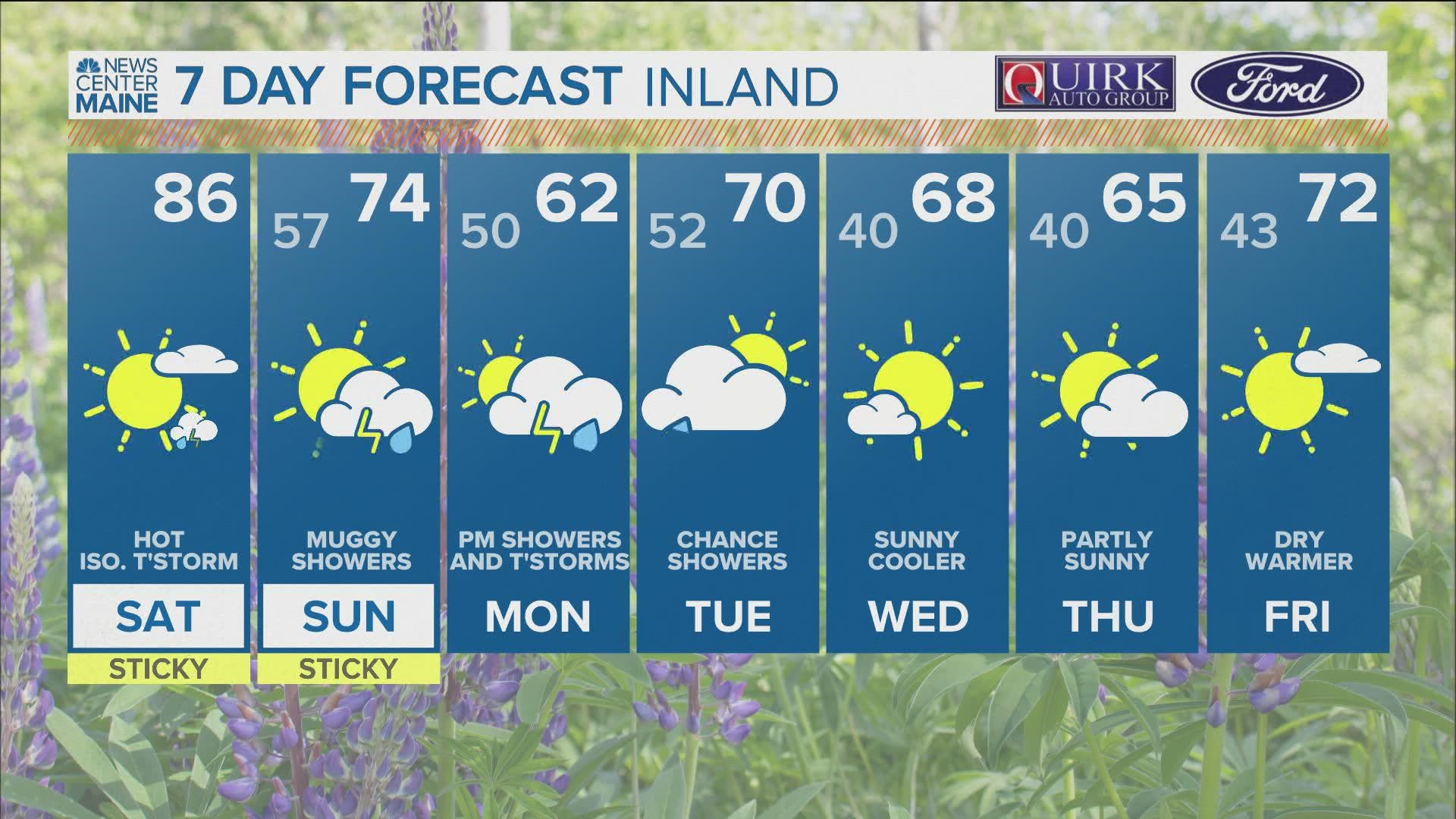 NEWS CENTER Maine Weather Video Forecast 05.14.22 Updated 6:30am
