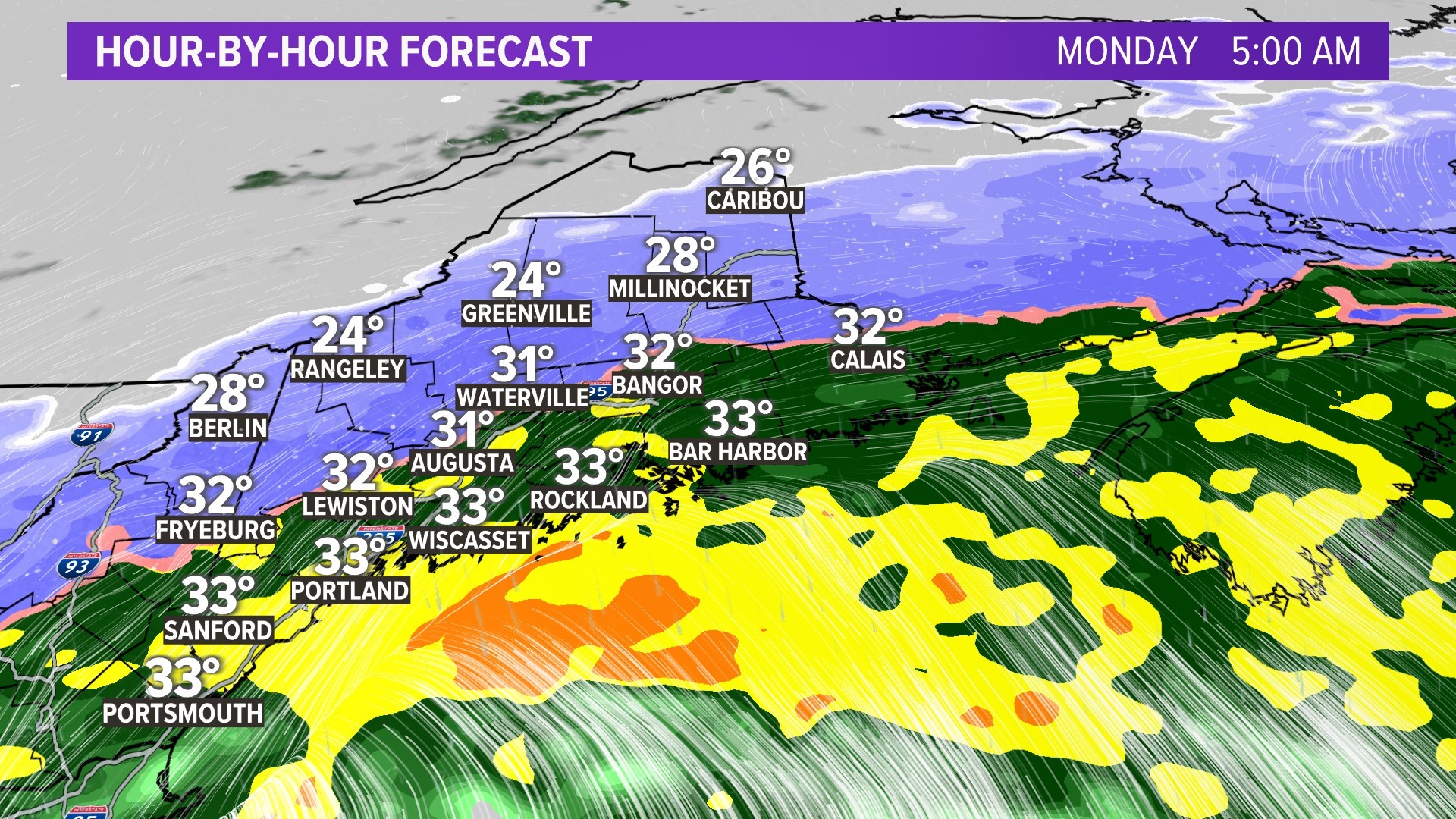 Storm on the way at the start of the week Sunday into Monday ...