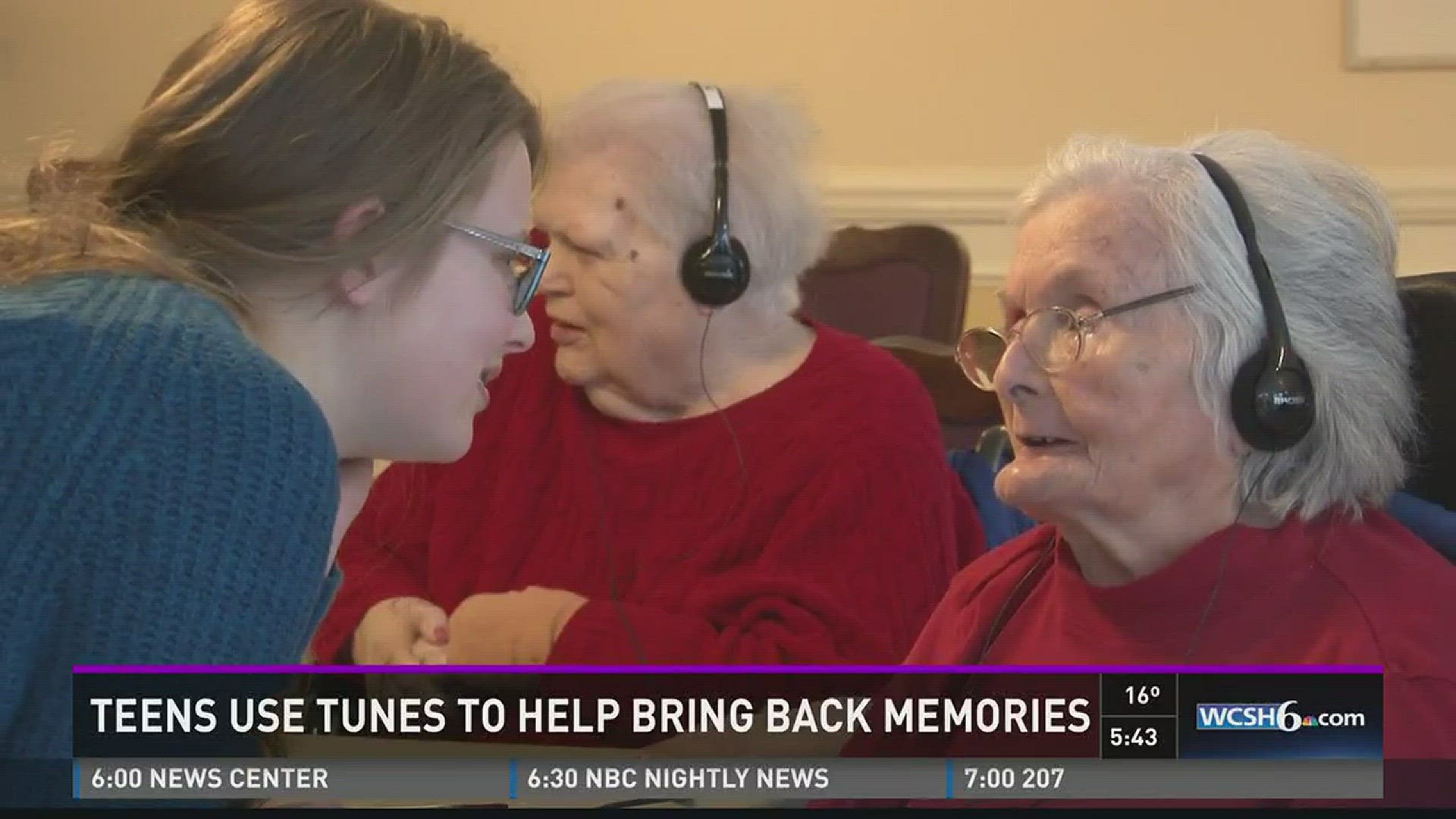Teens use tunes to help bring back memories