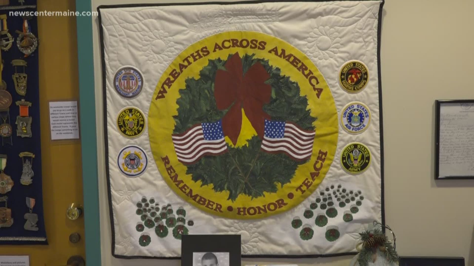 They call it "Wreaths Across America" --  and for the first time, Worcester's wreaths will reach across the ocean too.