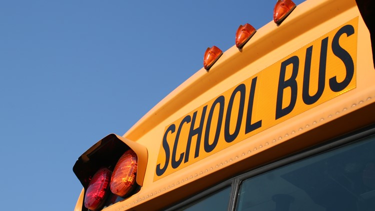 8 Hampden students taken to hospital after driver allegedly hits school bus