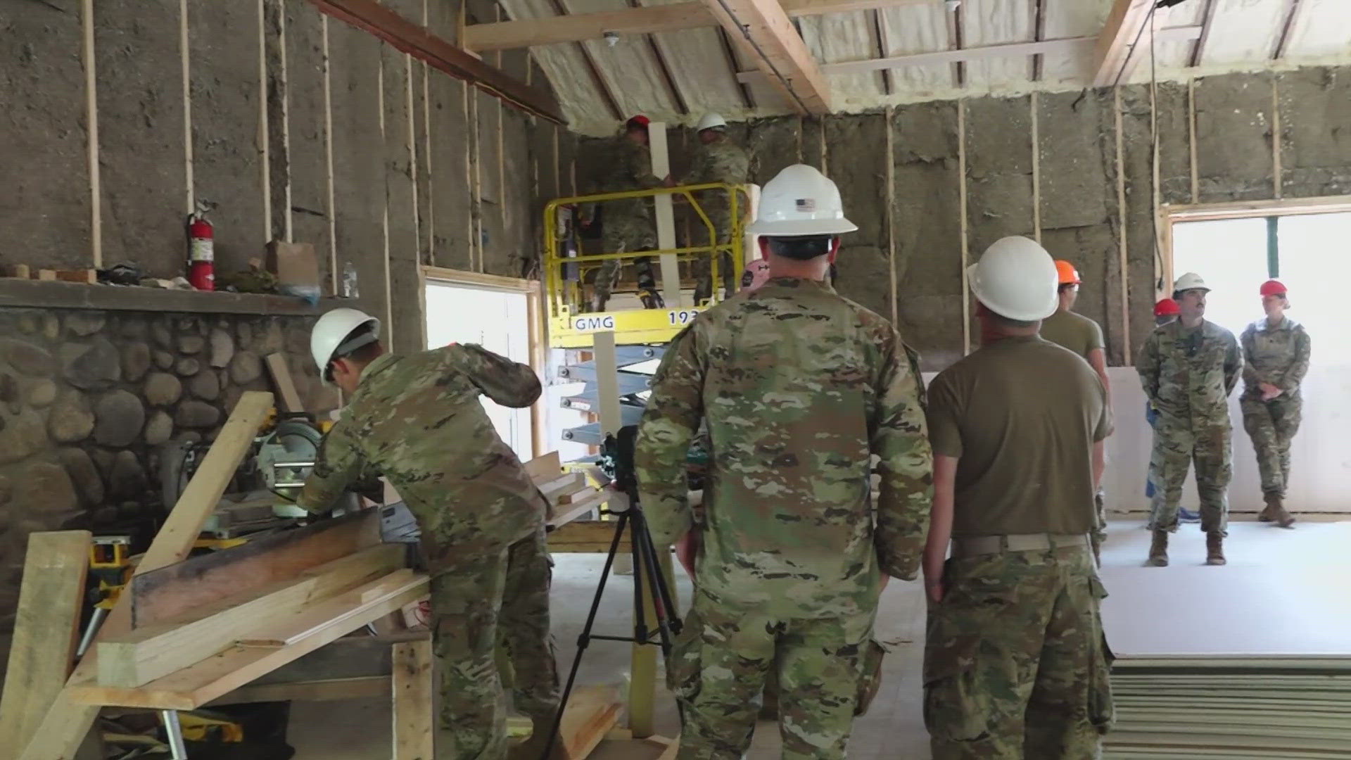 Each year platoons test and apply their expertise to projects communities across Maine need help accomplishing. 