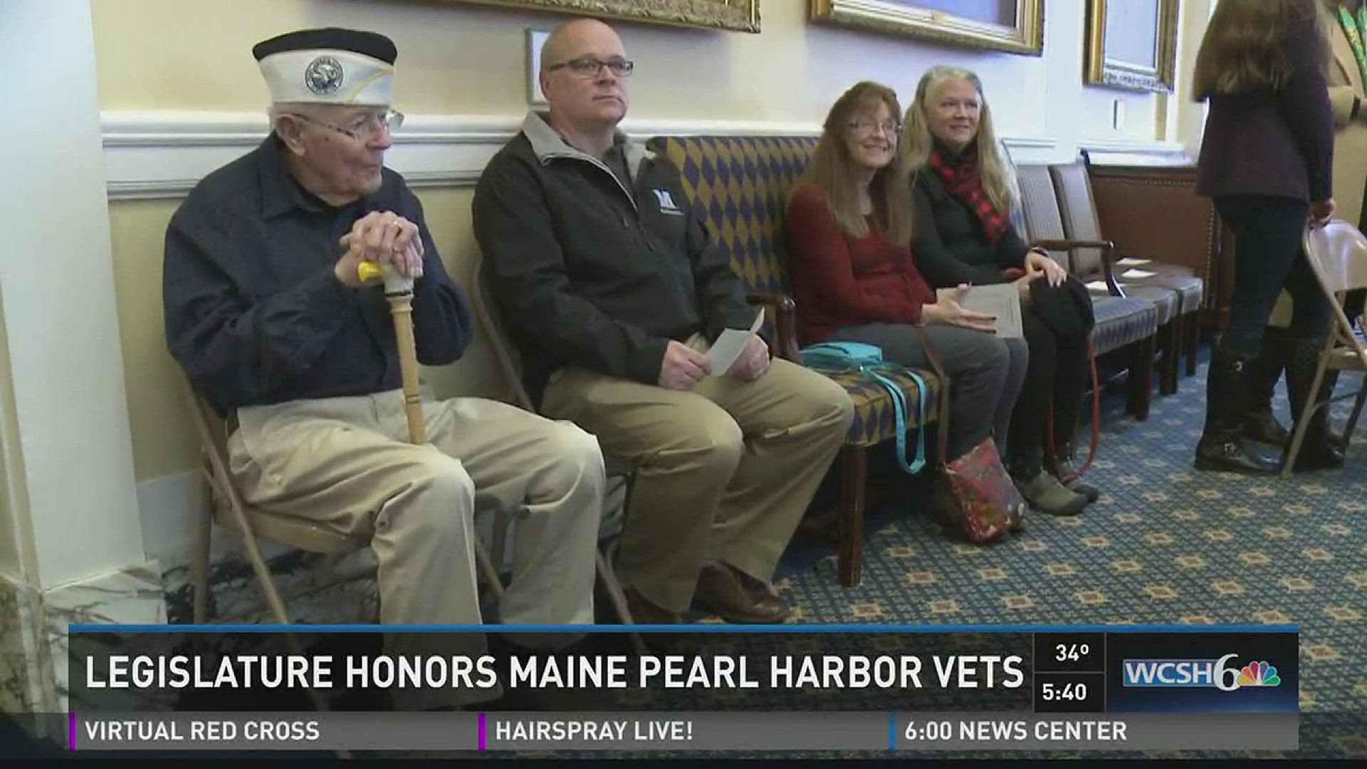 Legislature honors Maine Pearl Harbor vets