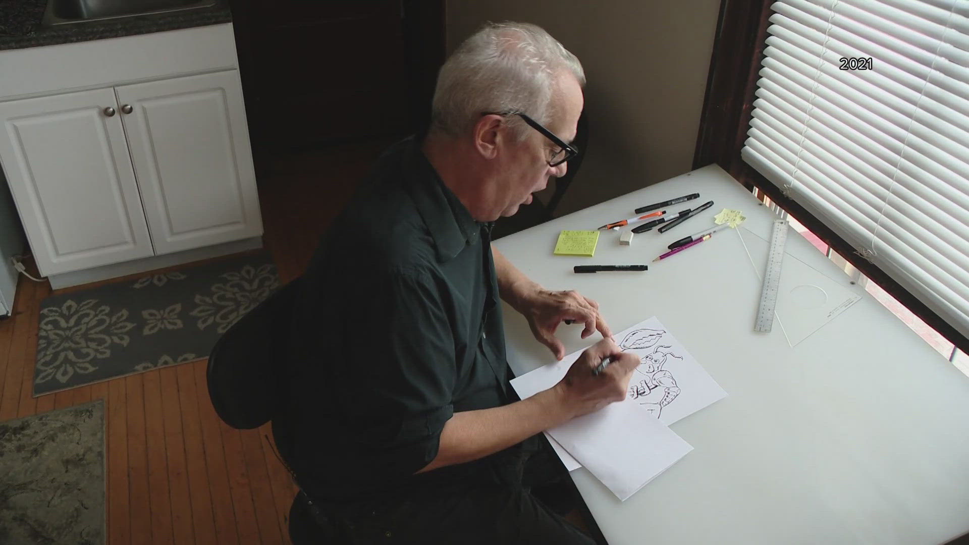 Michael J. DelleFemine, also known as Mort Todd, was known for his work with satirical humor magazine "Cracked" and his own music comics, "Marvel Music." 