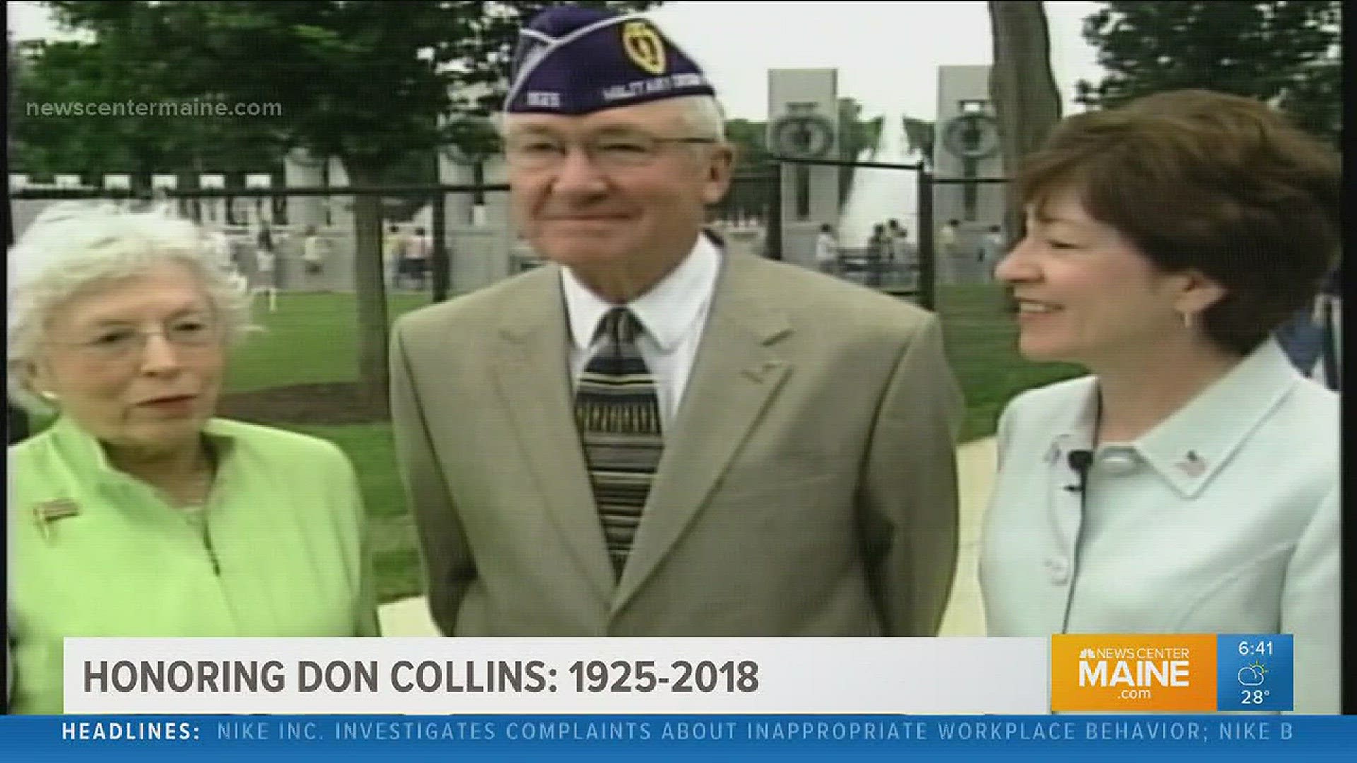A life of service is being remembered as Don Collins is laid to rest