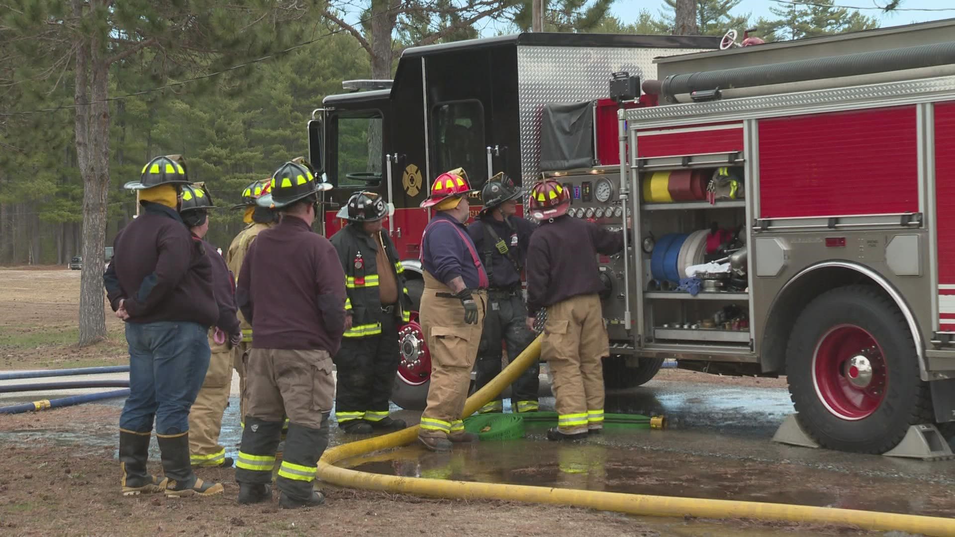 More than 30 firefighters from crews across Western Maine were trained in pump operations over the weekend at the Fryeburg Fairgrounds
