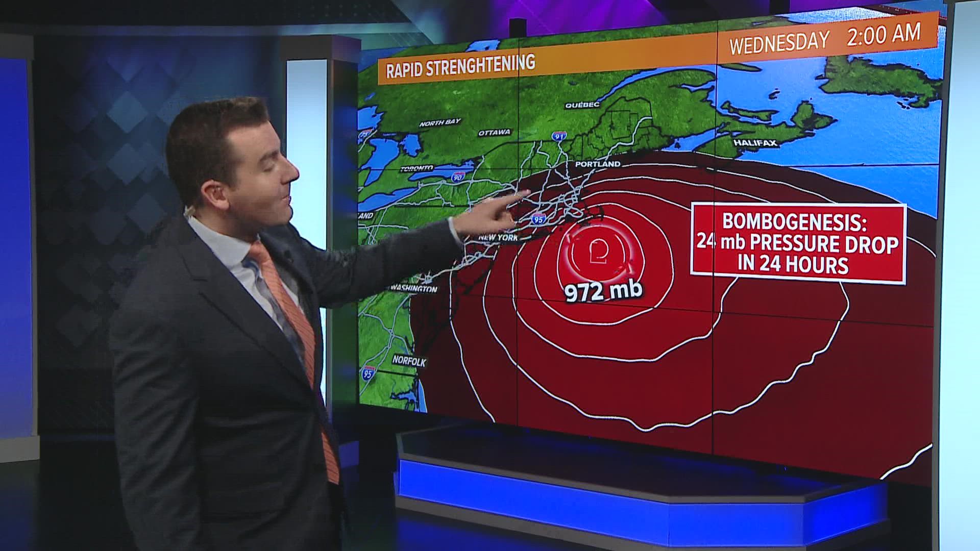 Despite it being late October, the water temperatures are very warm. That warm water can help fuel the oncoming storm.