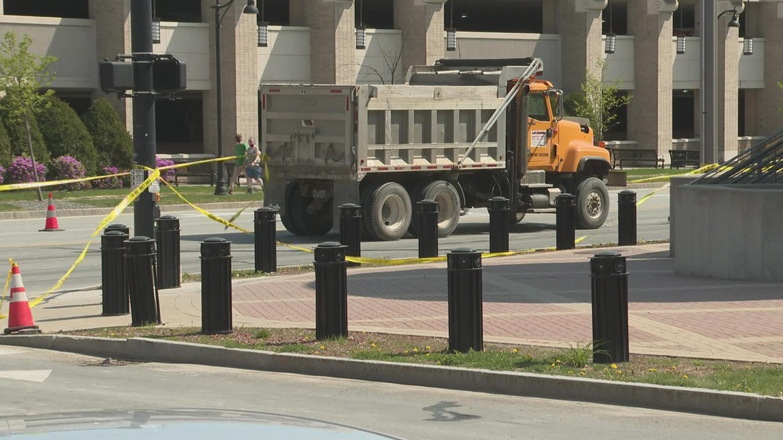 Pedestrian injured after crash with dump truck in Bangor, Maine