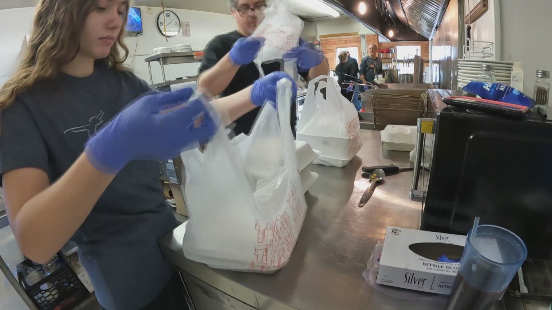 The restaurant spent Wednesday preparing the meals for those who may not otherwise have one.