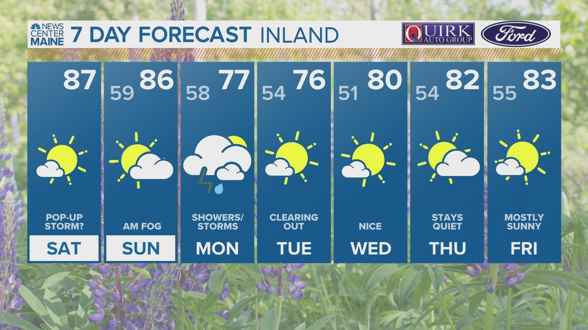 NEWS CENTER Maine Weather Video Forecast 06.25.22 Updated 6:30am