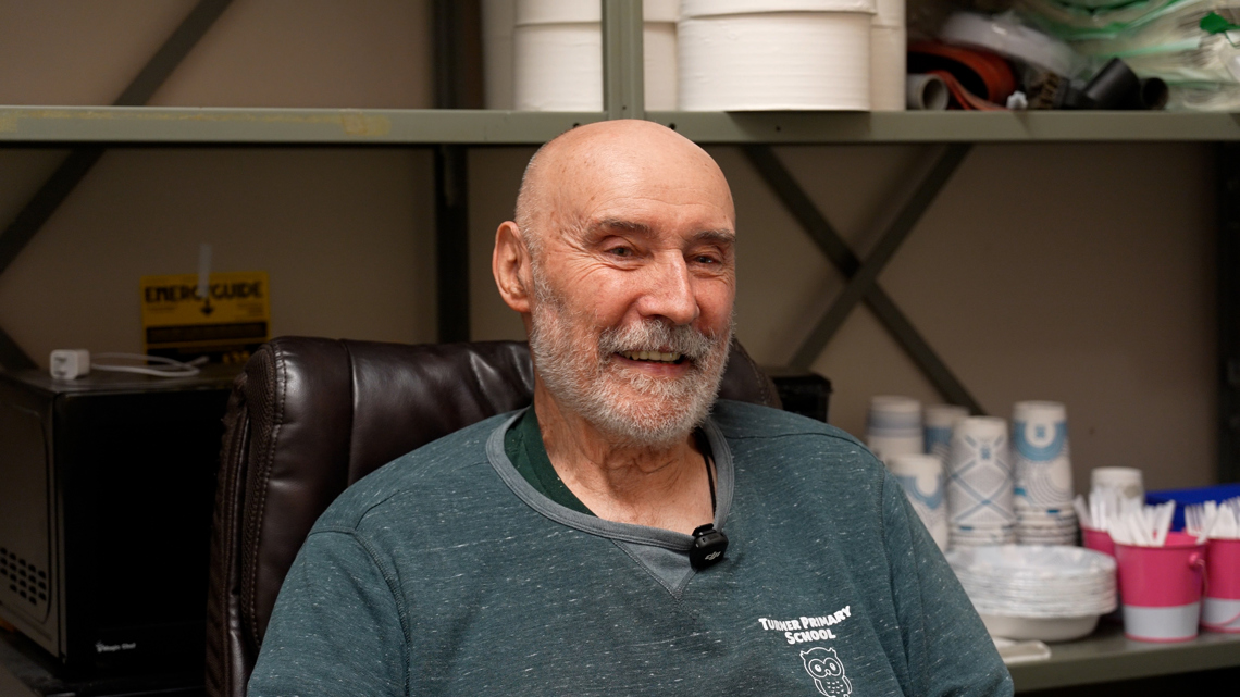 Beloved 80-year-old custodian not slowing down