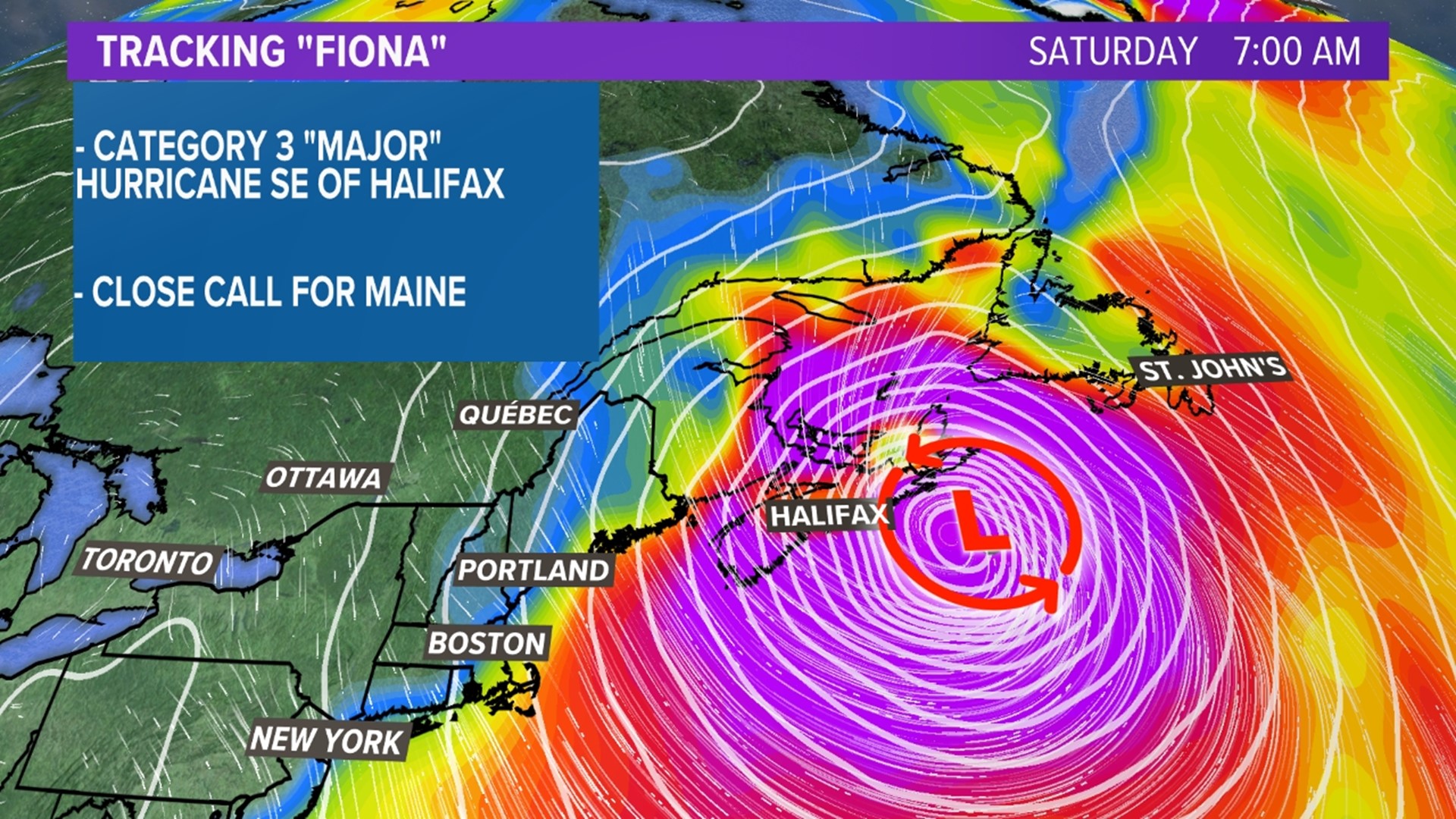 Hurricane Fiona impacts in Maine, Canadian Maritimes