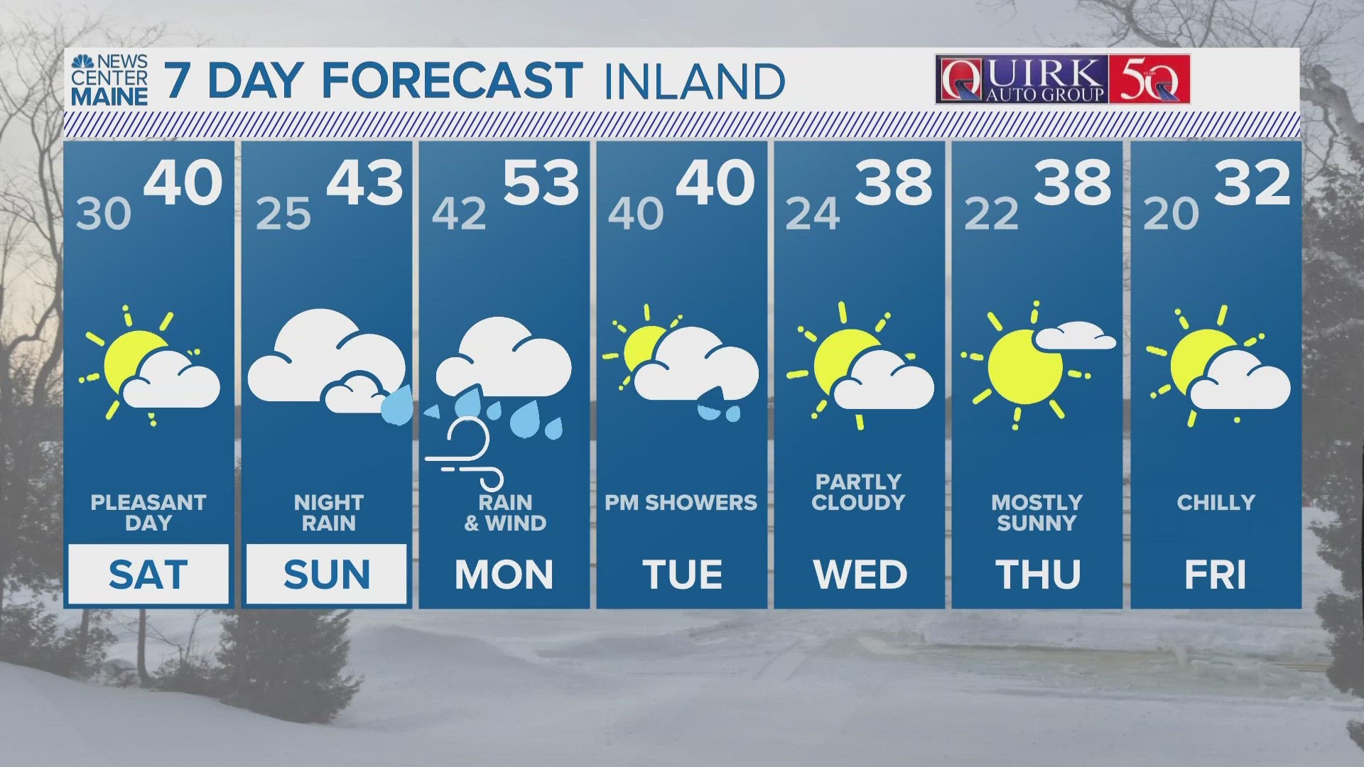 NEWS CENTER Maine Weather Video Forecast UPDATED 11pm Friday, December 15th, 2023