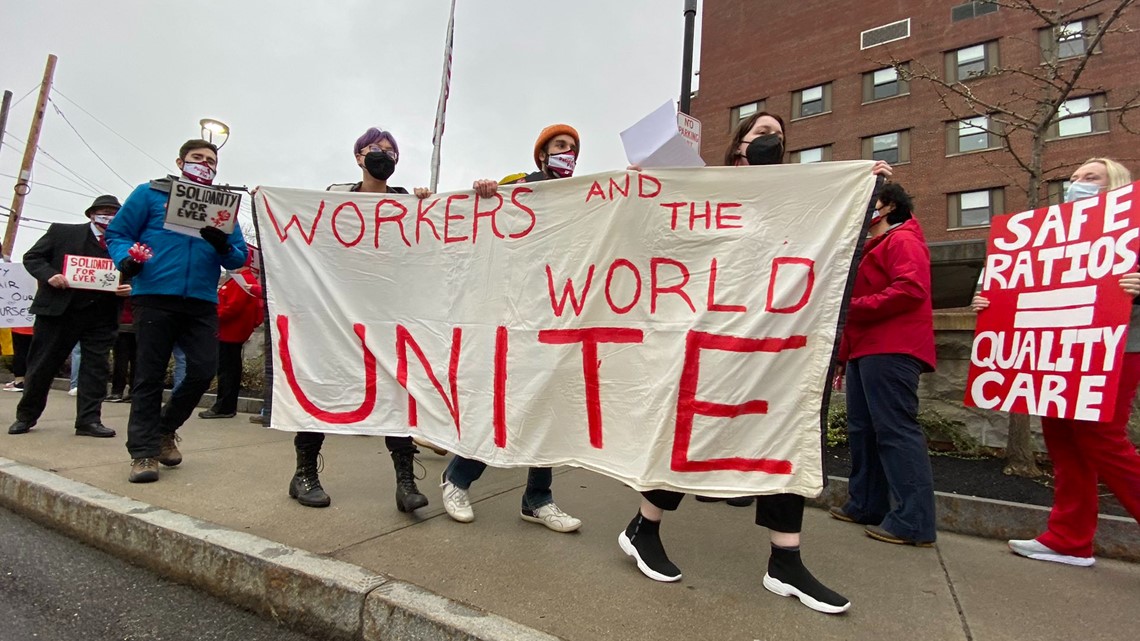 Nurses in Portland, Maine call for better working conditions ...