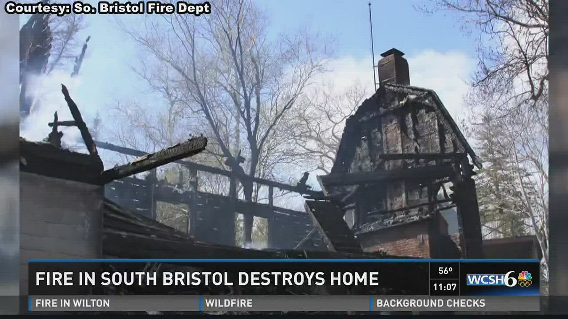 Fire in South Bristol destroys home