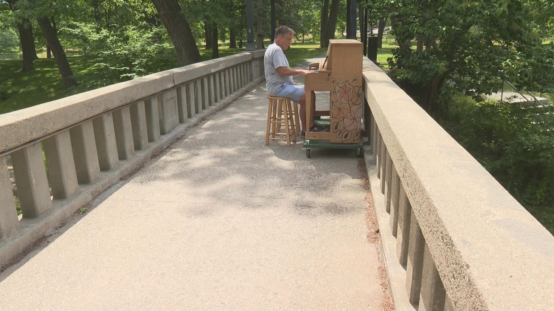 Every weekend, staff with Portland Parks, Recreation, and Facilities move a piano into a new city park for anyone that finds it to play.