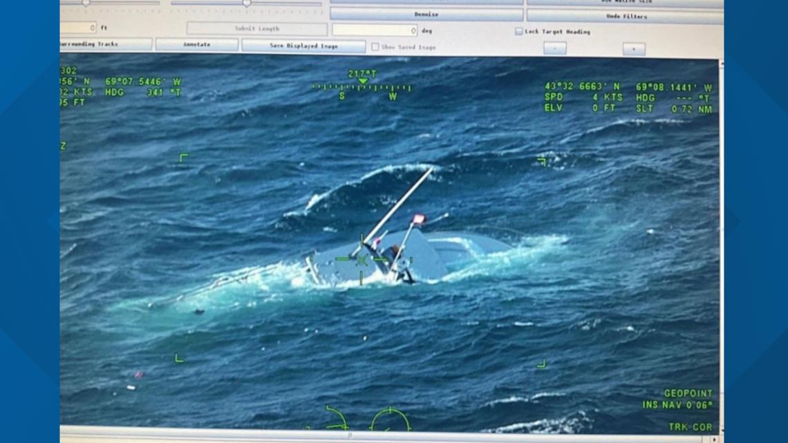 Coast Guard rescues 3 fishermen from sinking boat off coast of Boothbay ...