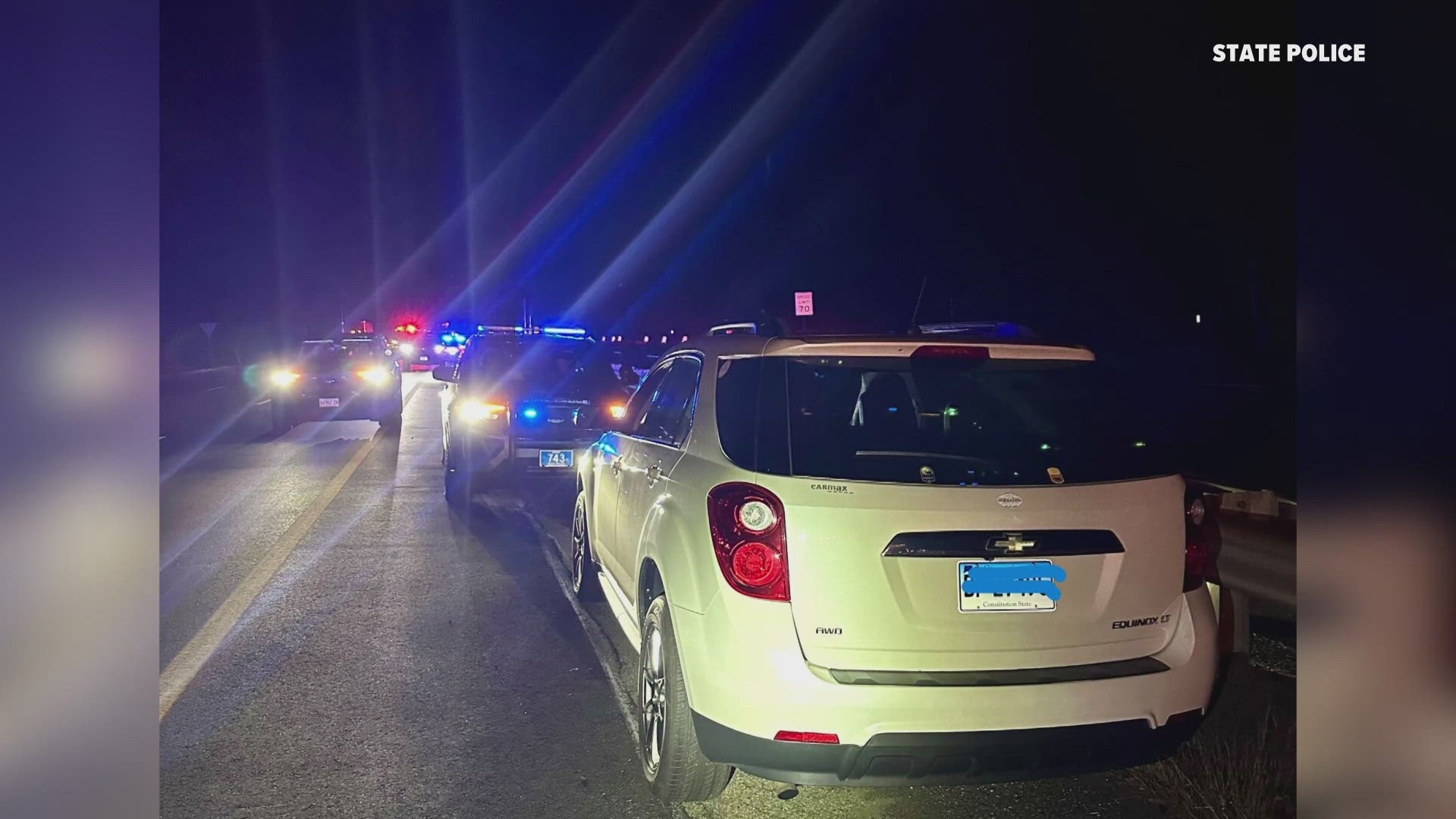 The wrong-way driver, identified as 58-year-old Timothy Willis of Glastonbury, Connecticut, was arrested and charged with operating under the influence.