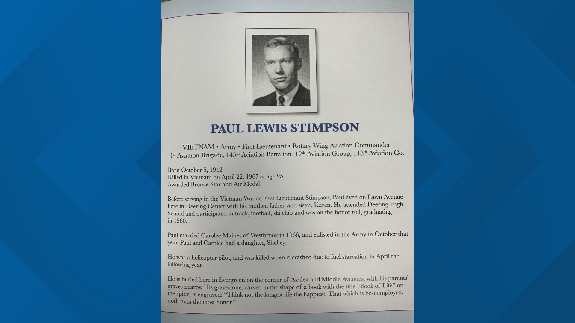 Honoring 7 veterans buried in Portland's Evergreen Cemetery ...
