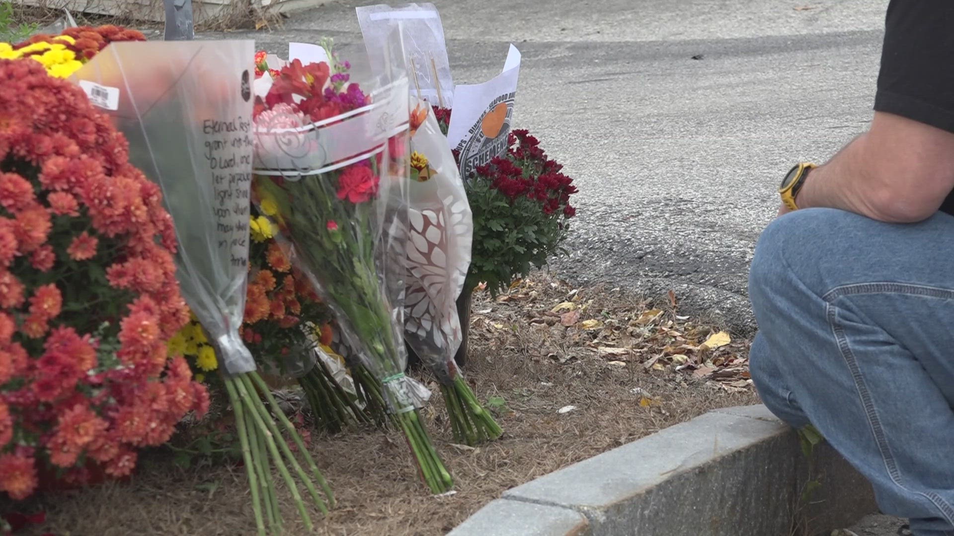 People are adding to a growing memorial outside the bar as Maine State Police have begun releasing personal property to people who were there or their families.