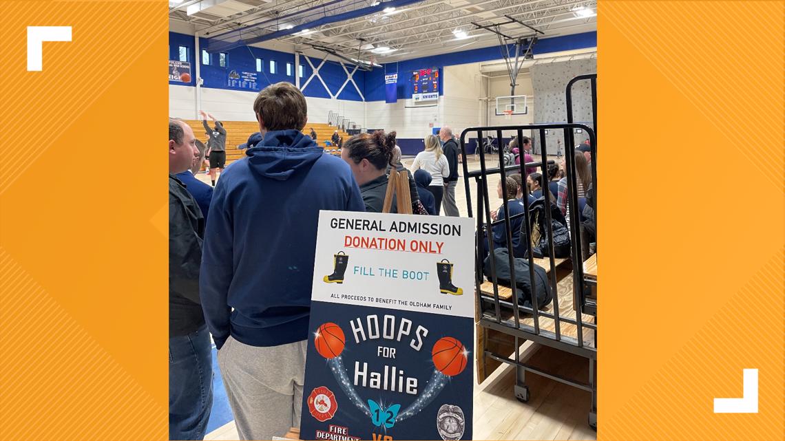 'Hoops for Hallie' held in honor of Hallie Oldham on her 10th birthday - Vimarsana News