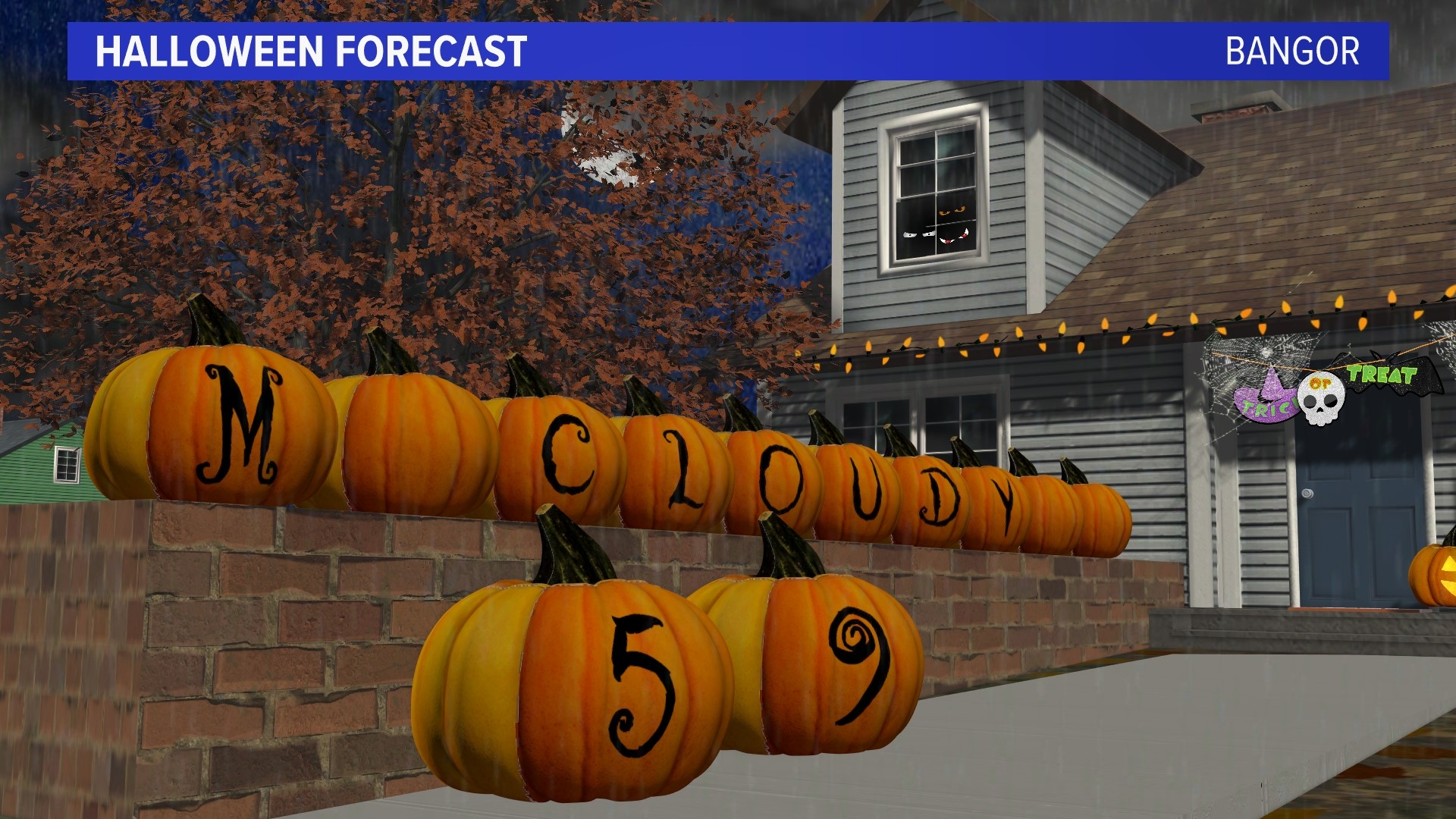 Maine's Halloween trickortreating forecast