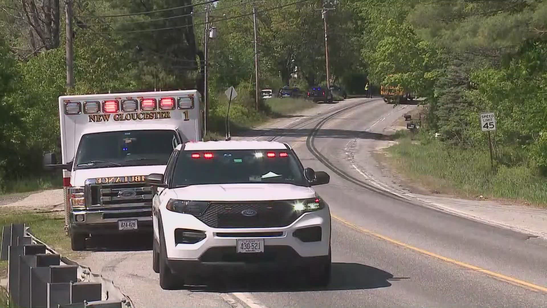 The incident took place Tuesday afternoon on Lewiston Road in Gray. The boy is a student at Gray-New Gloucester Middle School.