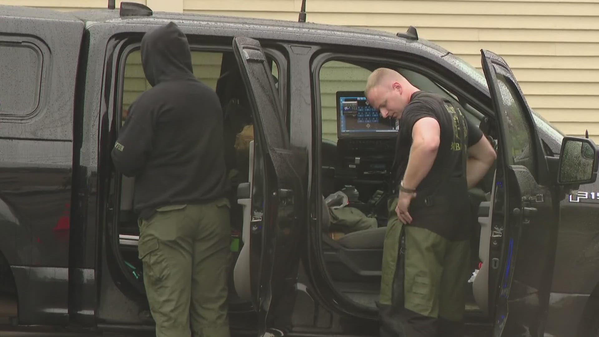 The Maine State Police Bomb Squad responded to investigate the package, according to Topsham police.