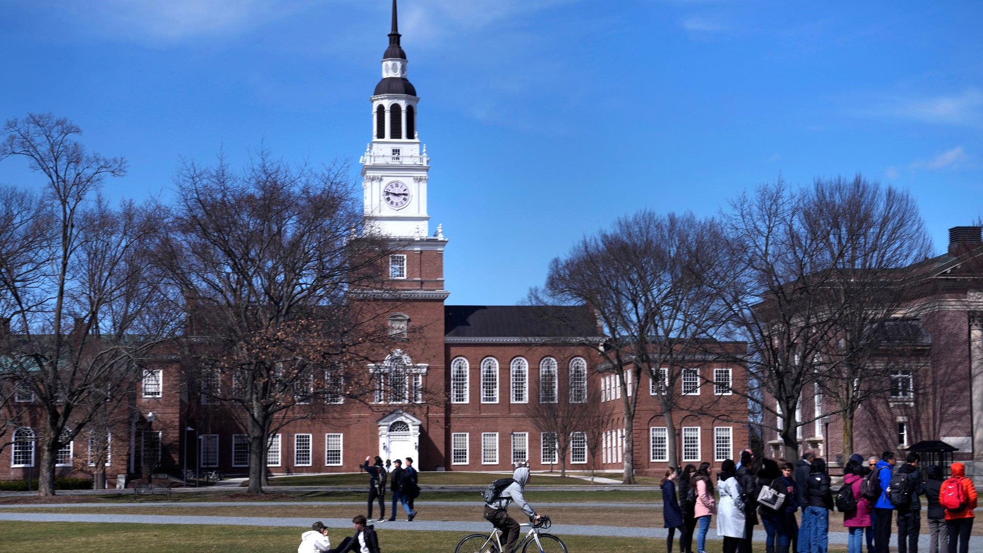 The police chief for Hanover, New Hampshire's department said Dartmouth's security team was expecting a student protest.