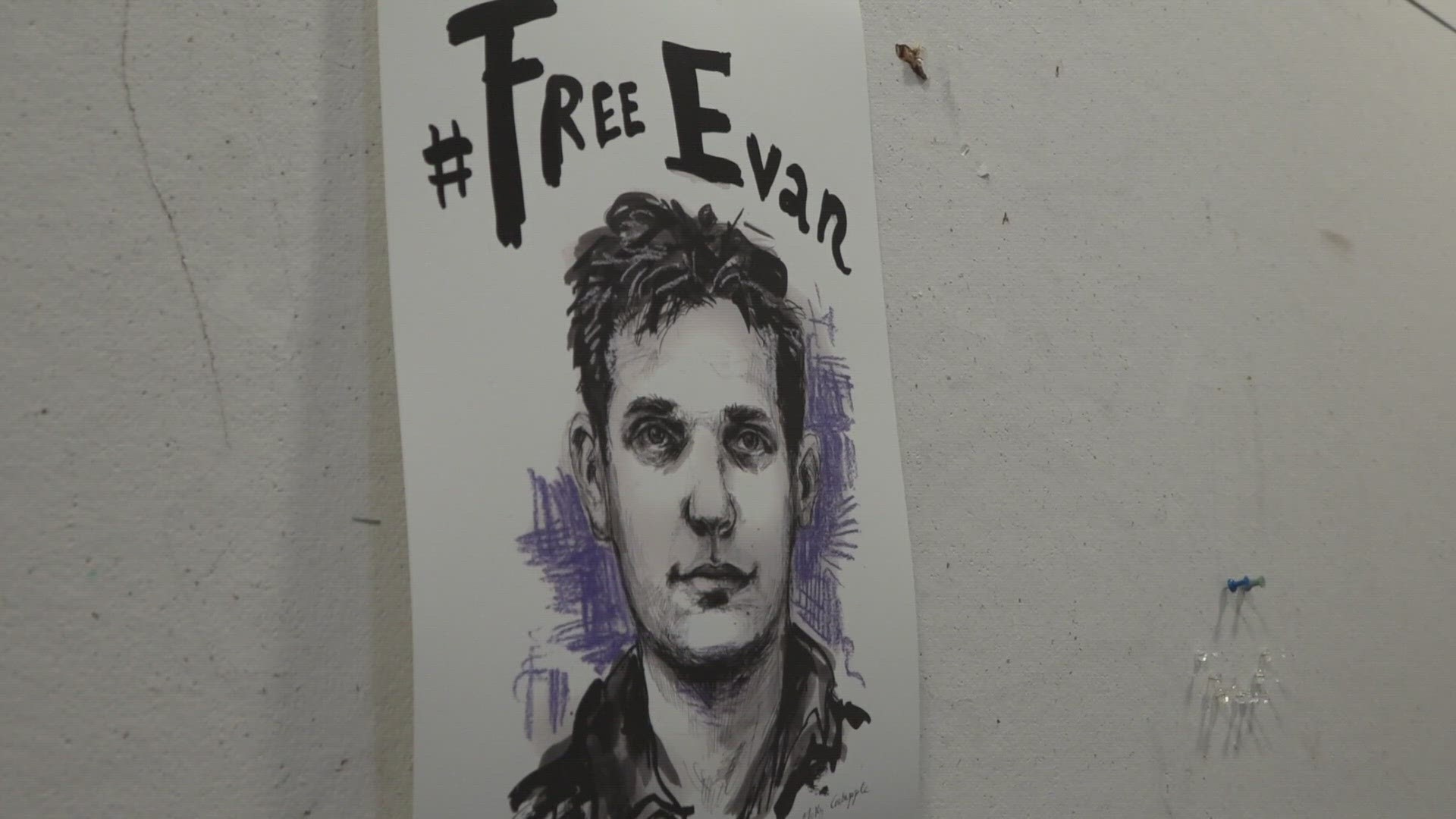Evan Gershkovich, a Bowdoin College graduate, found out his pre-trial detention was extended by three months. But his family says they are not giving up home.