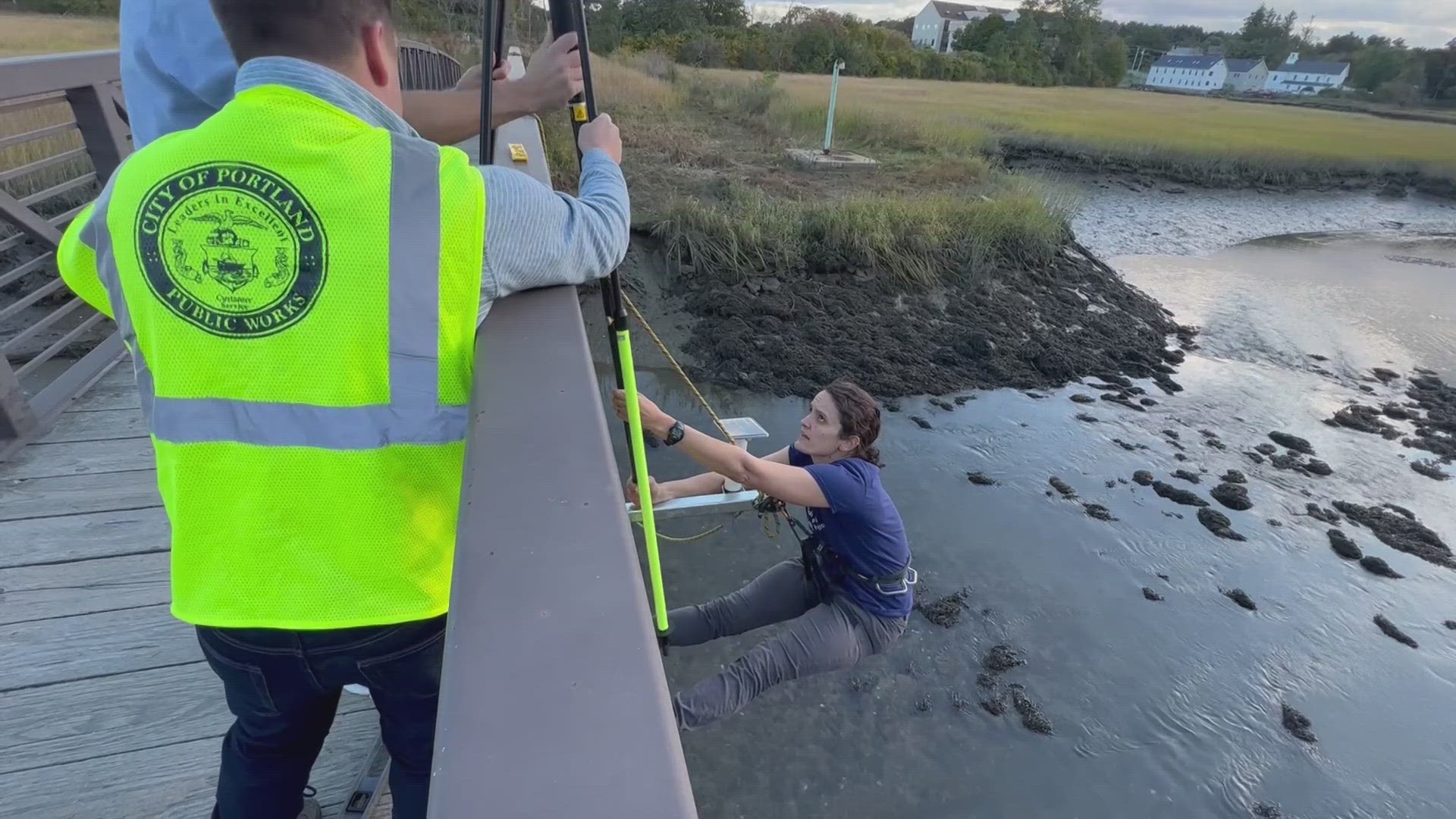 Coastal scientists are installing tide gauges to help collect flood impact data, improving resiliency in four communities along Maine's coast.