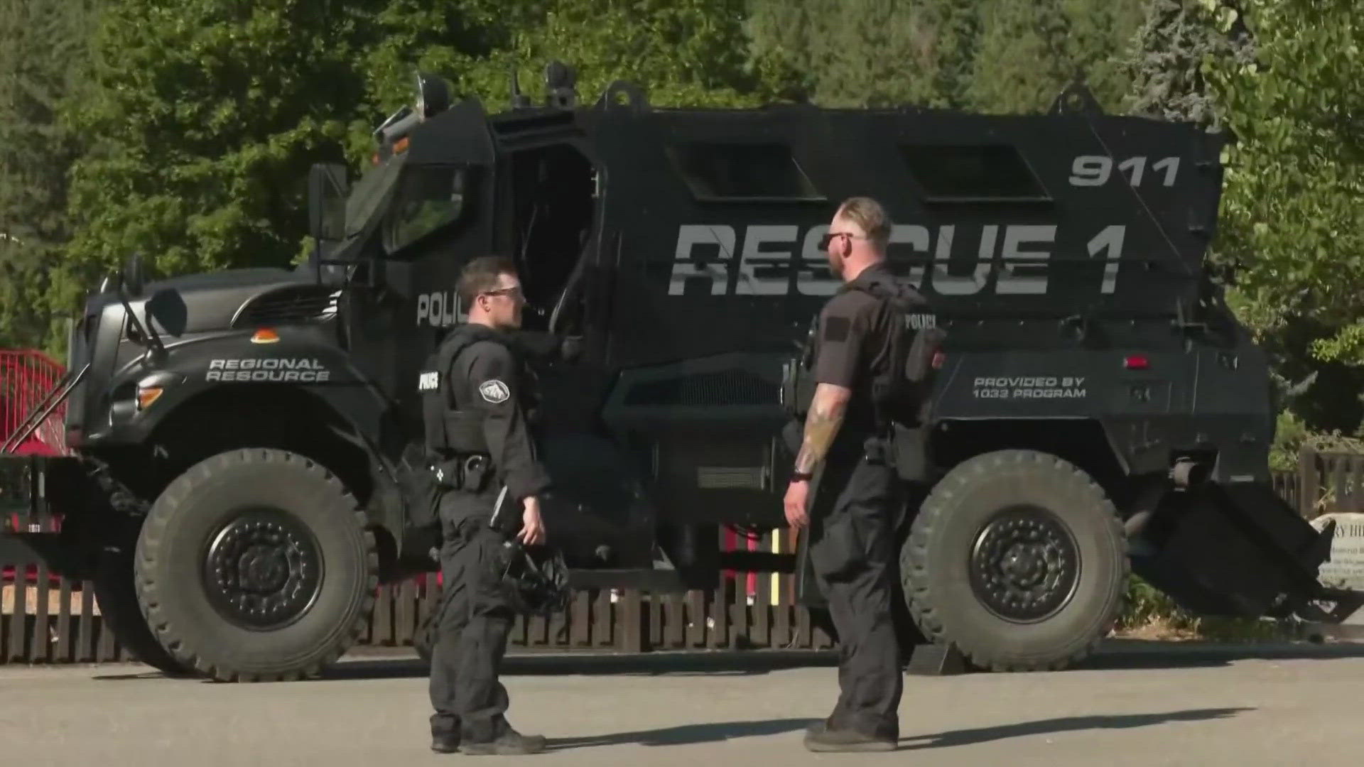Officials say a man deliberately started a fire on Canfield Mountain in Idaho and started shooting at responding firefighters, leaving two dead and another injured.