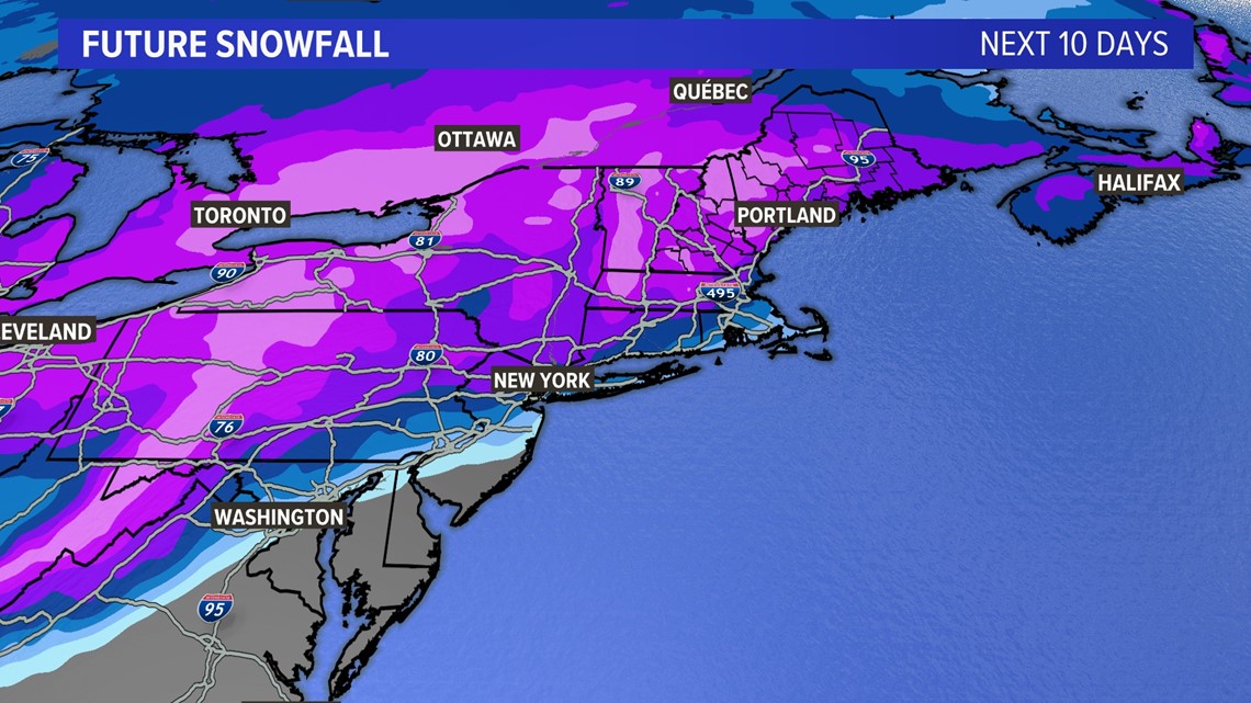 First Snowfalls, weather and Storms of winter 20232024. Storm