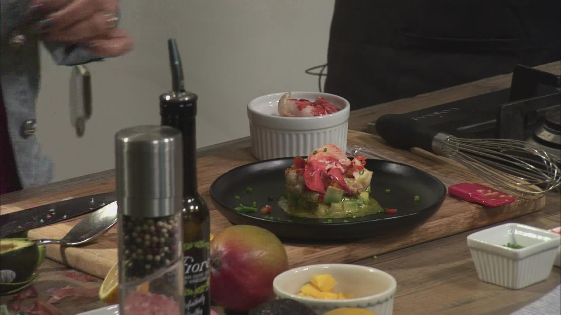 Chef Dana Moos shares a lobster recipe that’s the perfect appetizer.