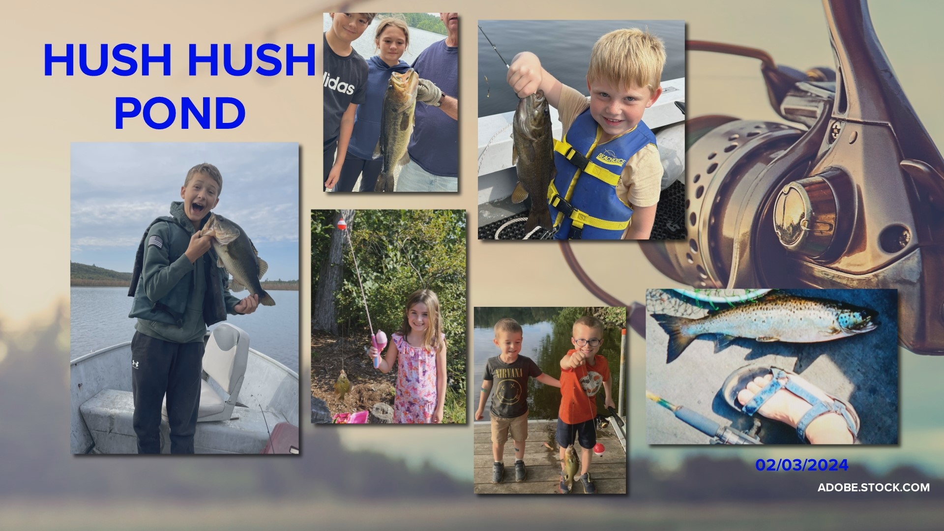 Big Ol' Fish Hush Hush Pond