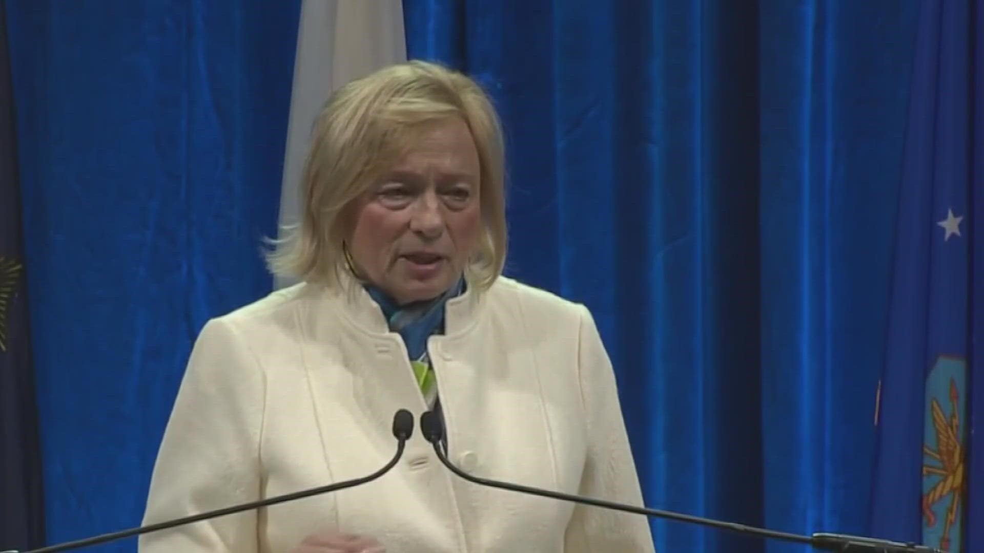 The governor's office says Gov. Janet Mills will highlight her latest budget proposal in front of the Maine legislature.