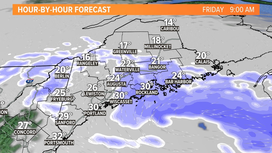 Snow on the way to Maine to end the week | newscentermaine.com