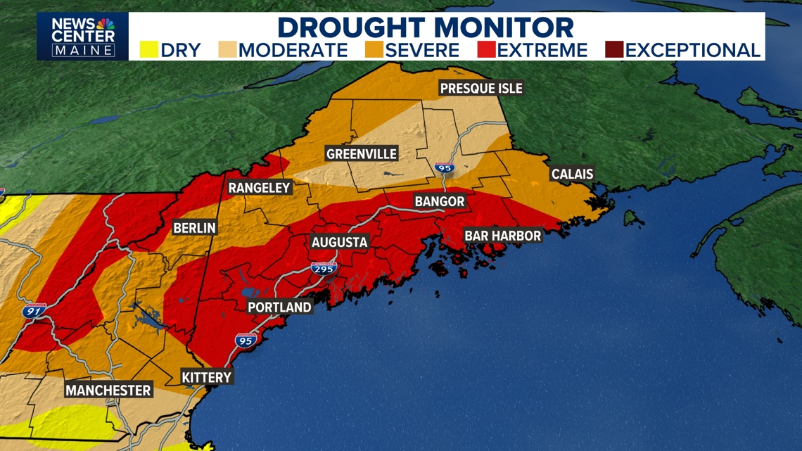 Drought eases slightly in Maine, but long-term concerns persist