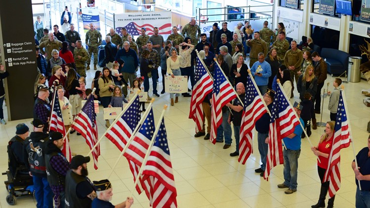 Maine Air National Guard welcomes squadron home after six months overseas