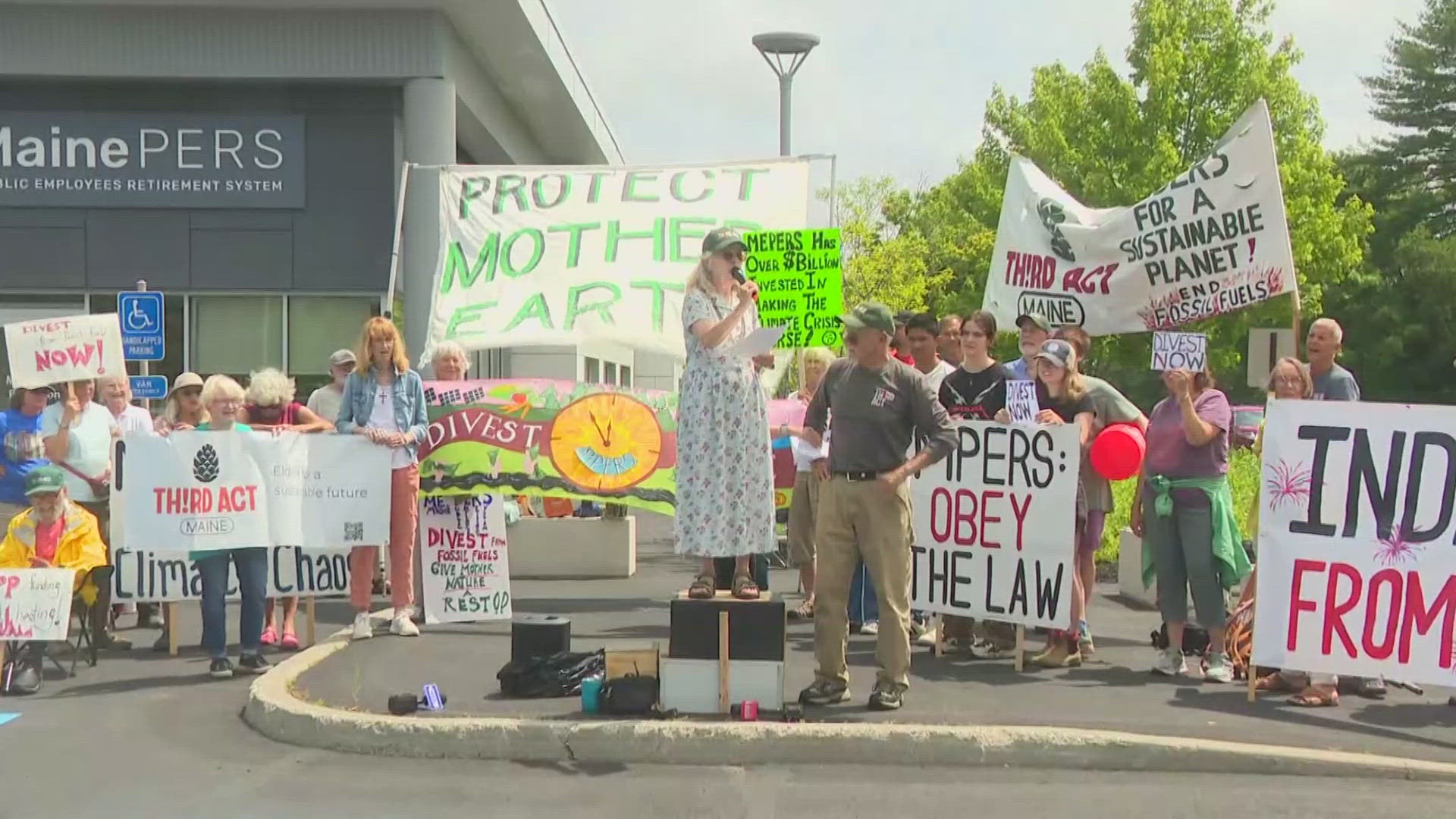 "This climate change is real, and they're not doing anything to curb that by continuing to fund Big Oil," one person said.