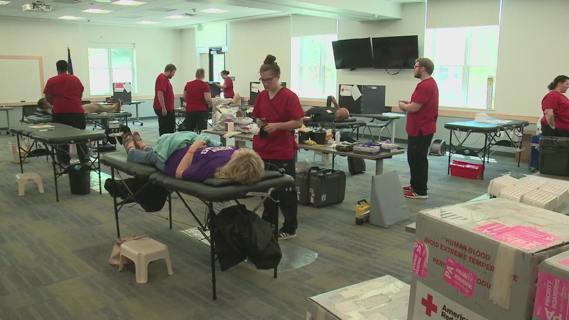 Mainers with the Red Cross raise awareness about sickle cell disease